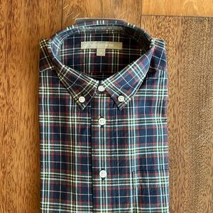 Nordstrom boys’ Multicolor Plaid Button-Down Shirt